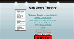 Desktop Screenshot of oakgrovetheatre.com